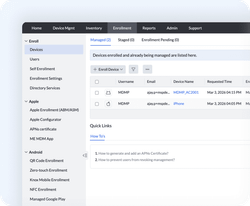 Mobile Device Manager Plus MSP