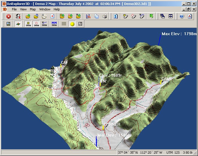 Карти для OziExplorer із GPS прив’язкою, топографічні карти, генштабівські карти